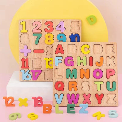 Kit 2 Tabuleiros Educativos Pedagógicos | Alfabeto, Números e Formas Geométricas para Crianças – Brinco Lab