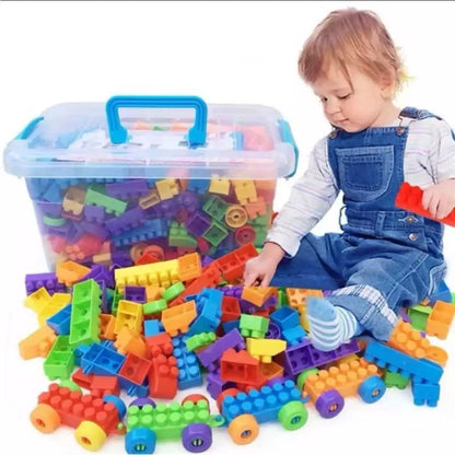 Blocos de Montar 280 Peças com Caminhãozinho | Brinquedo Educativo Criativo para Crianças – Brinco Lab