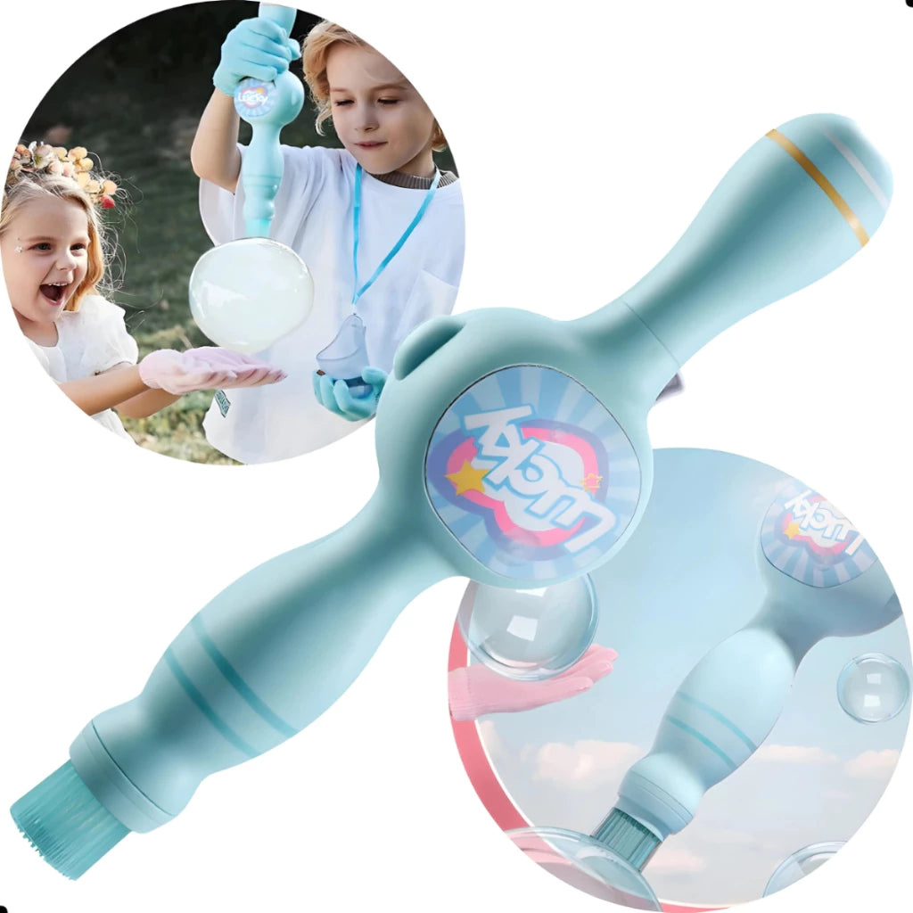 Máquina de Bolhas com Efeito Fumaça Mágica – Varinha de Sabão | Brinco Lab