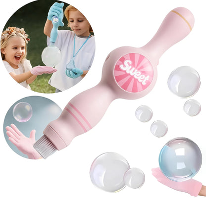 Máquina de Bolhas com Efeito Fumaça Mágica – Varinha de Sabão | Brinco Lab