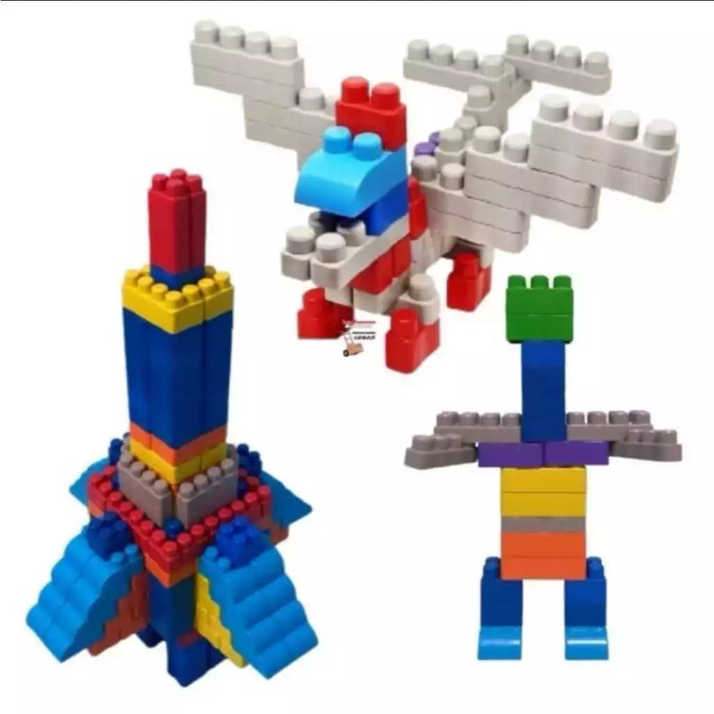 Blocos de Montar 280 Peças com Caminhãozinho | Brinquedo Educativo Criativo para Crianças – Brinco Lab