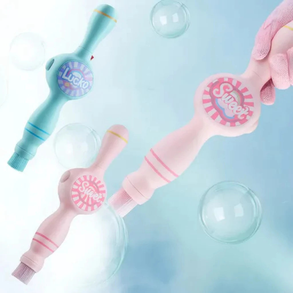 Máquina de Bolhas com Efeito Fumaça Mágica – Varinha de Sabão | Brinco Lab